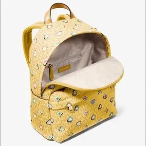 Michael Kors Slater Medium Printed Signature Logo Backpack